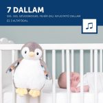 Zazu – Phoebe Babanyugtató Plüsspingvin Éjjeli Fénnyel És Hangrögzítővel