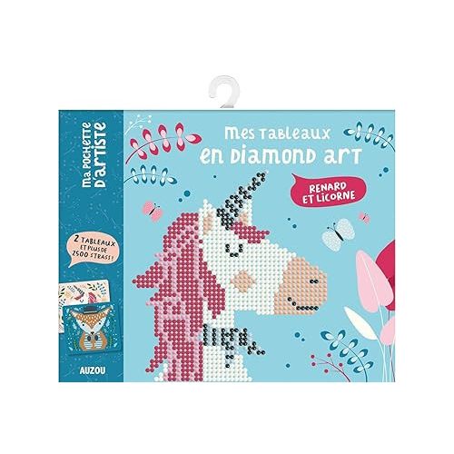 AUZOU - Kristálykép készítő unikornis és róka