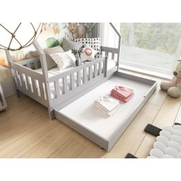   Meblomal házikó ágy fiók, ágyneműtartó Drawer 190 Szürke
