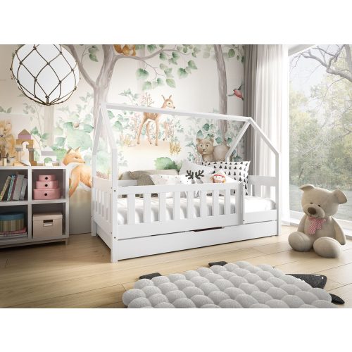 Meblomal házikó ágy Lena 160 Fehér