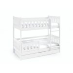 Meblomal emeletes házikó ágy Lila 160 Fehér