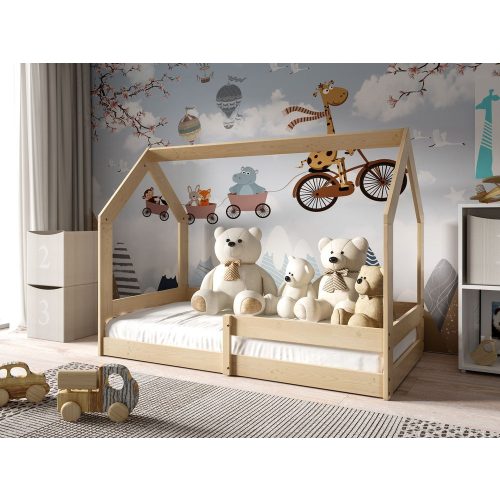 Meblomal házikó ágy Pola 160 Natúr