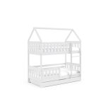 Meblomal emeletes házikó ágy Zuzia 160 Fehér