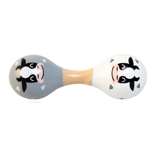 Magni - rumbatök duplavégű szürke fehér tehenes