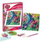 Ékköves vászonkép készítő szett, kolibri, Sentosphere SA2029