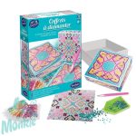 Ékköves dobozka készítő szett, skandináv minták, Sentosphere SA3250