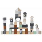 TRYCO - 50 DB-OS FA ÉPÍTŐKOCKA SZETT 24 hónapos kortól