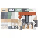 TRYCO - 50 DB-OS FA ÉPÍTŐKOCKA SZETT 24 hónapos kortól