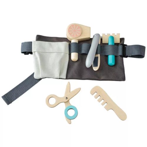 Wooden - Fodrász készlet övben